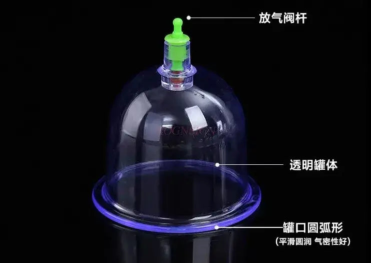 12 Pcs Professional Medical Cupping Set | Vacuum Cupping Therapy Kit