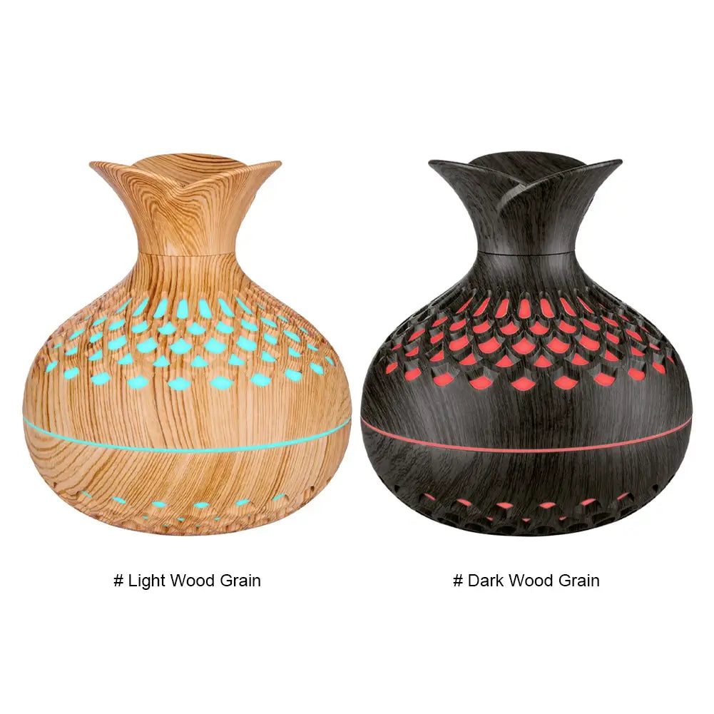300ml Aromatherapy Diffuser | Wood Grain Humidifier Silent Aromatherapy