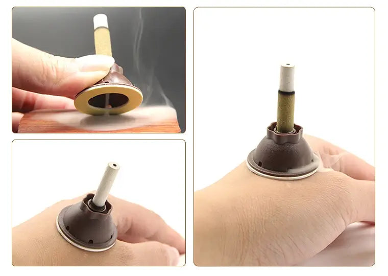 50 Pcs Mini Moxa Tube For Self-Treatment | Mini Moxa Hollow Core Tube
