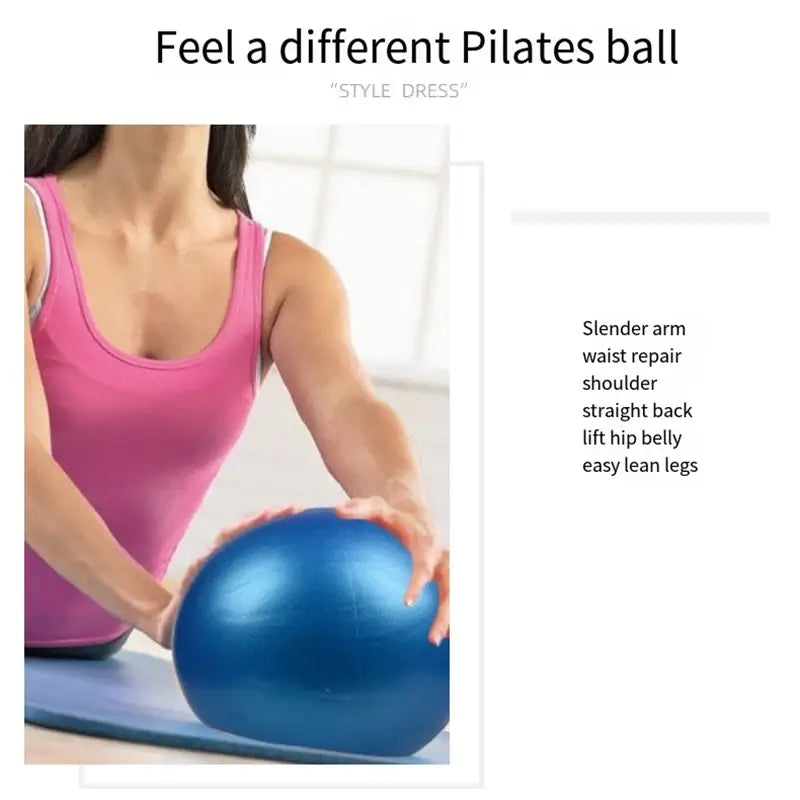 9 Inch Pilates Ball For Core Strength | Mini Exercise Ball