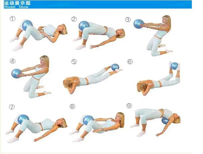 9 Inch Pilates Ball For Core Strength | Mini Exercise Ball