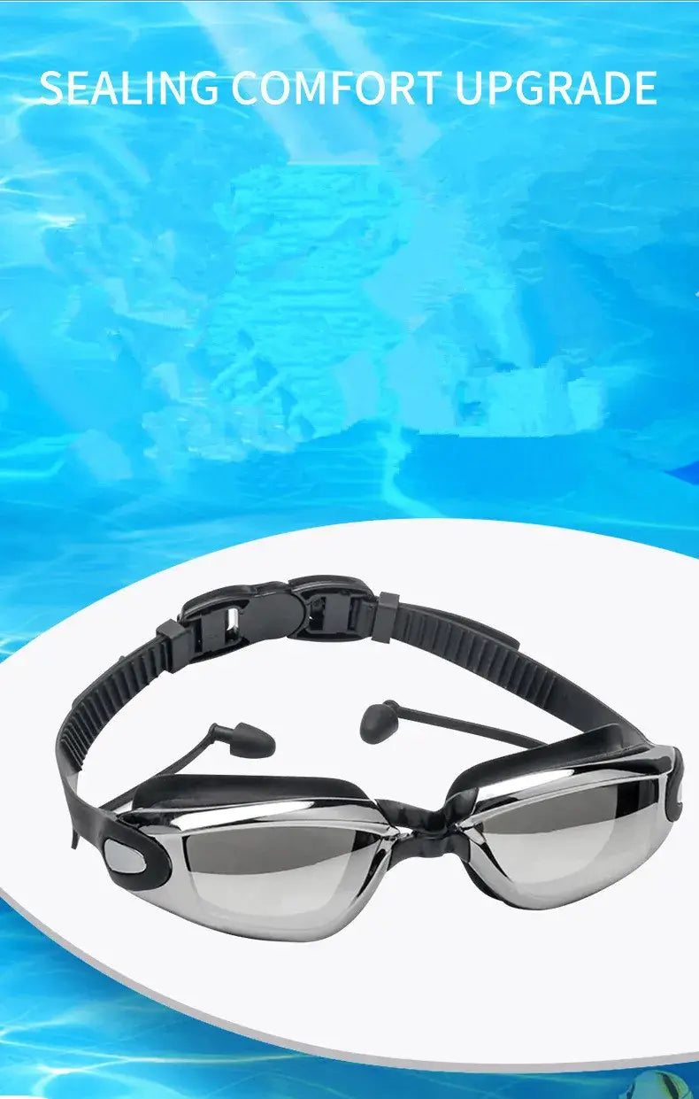 ARENA Goggles Anti-Fog Earplugs Set | Best Swimming Goggles For Adults