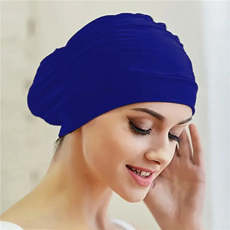 Comfortable Swim Cap For Long Hair | Keep Hair Dry Swimming Cap