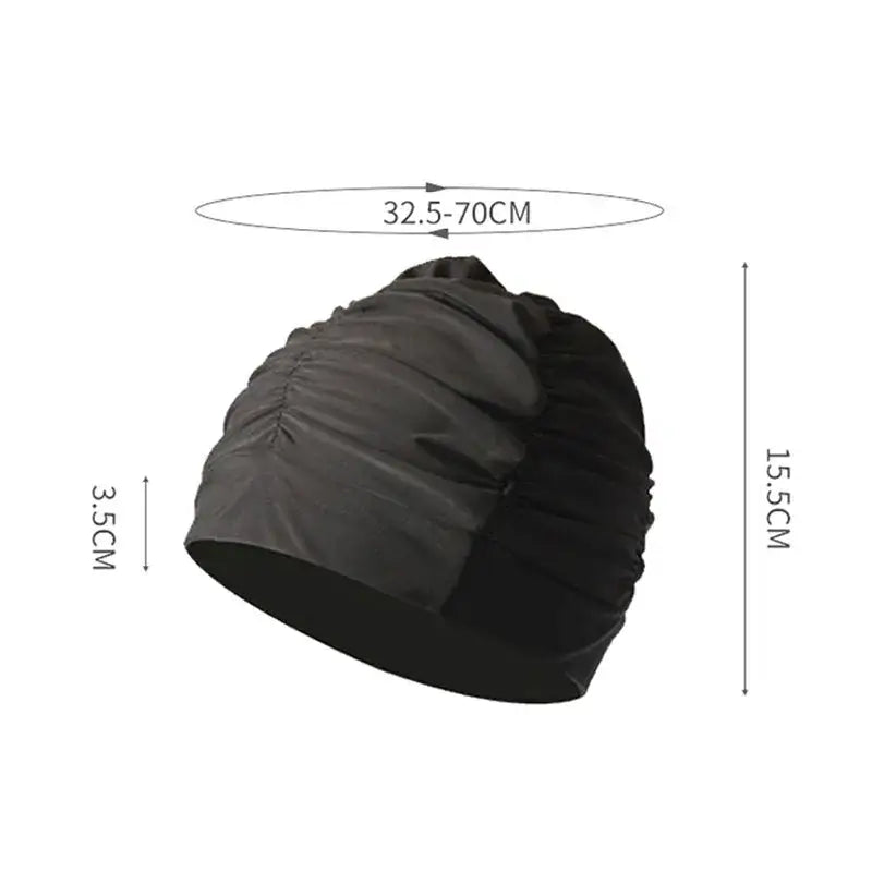 Comfortable Swim Cap For Long Hair | Keep Hair Dry Swimming Cap