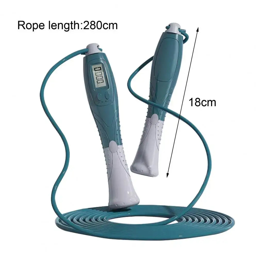 Digital Counting Jump Rope | Outdoor With Sand Weighted Handles