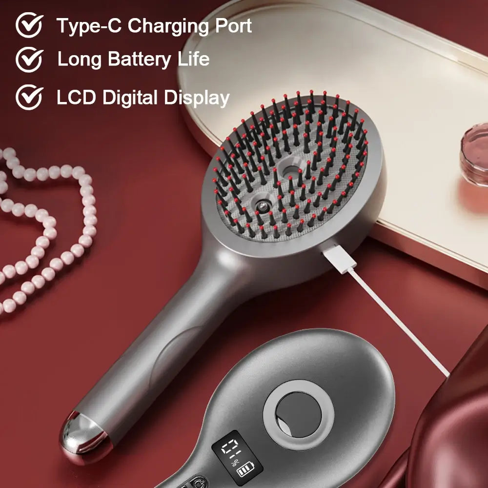 Electric Spray Massage Comb | 4 Mode Scalp Massage Brush