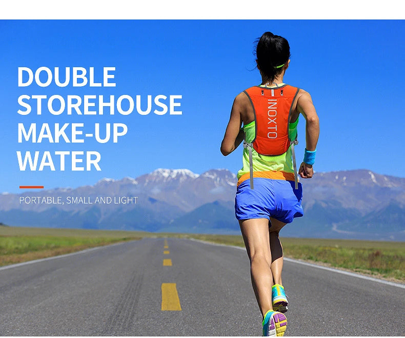 Quick-drying running backpack 5L ultra-light hydrating vest