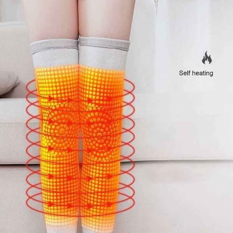 1 Pair Self Heating Knee Pads Brace Sports Kneepad