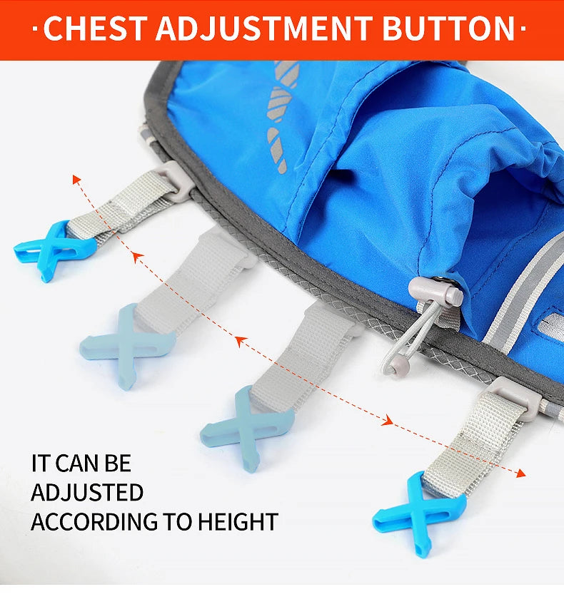 Quick-drying running backpack 5L ultra-light hydrating vest