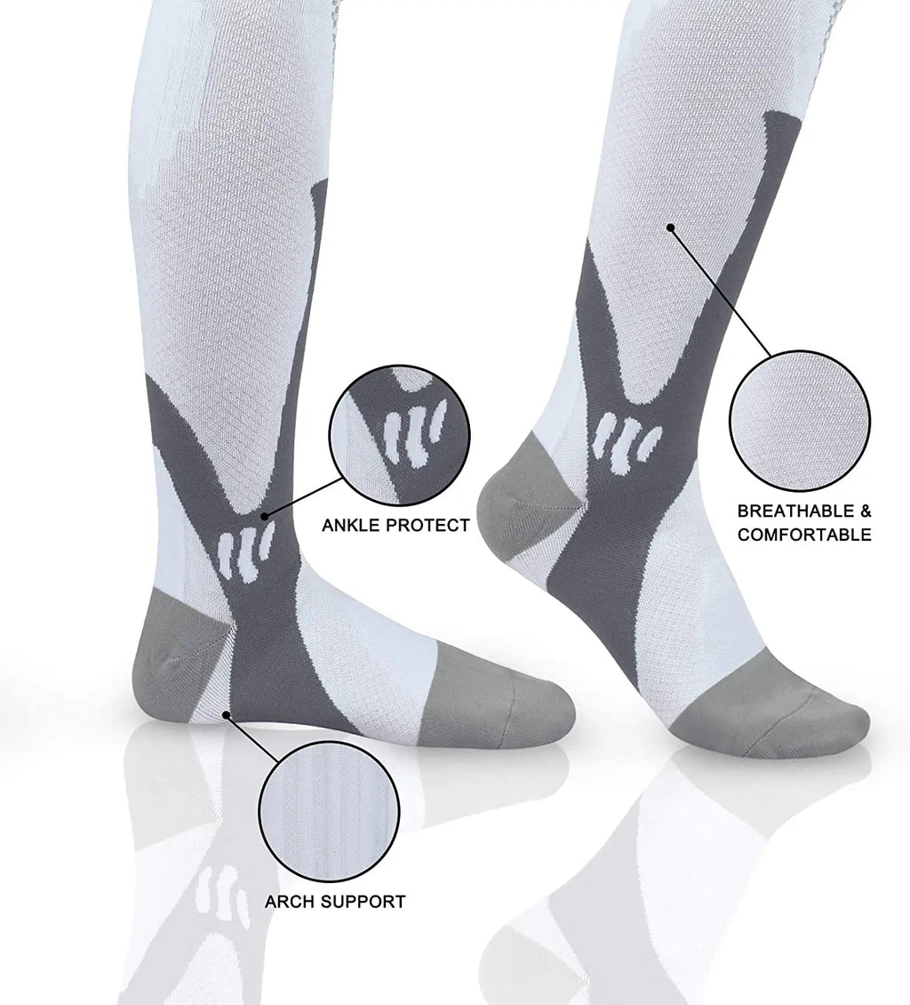 Brothock Medical Sport Compression Socks Men Women 20-30mmhg