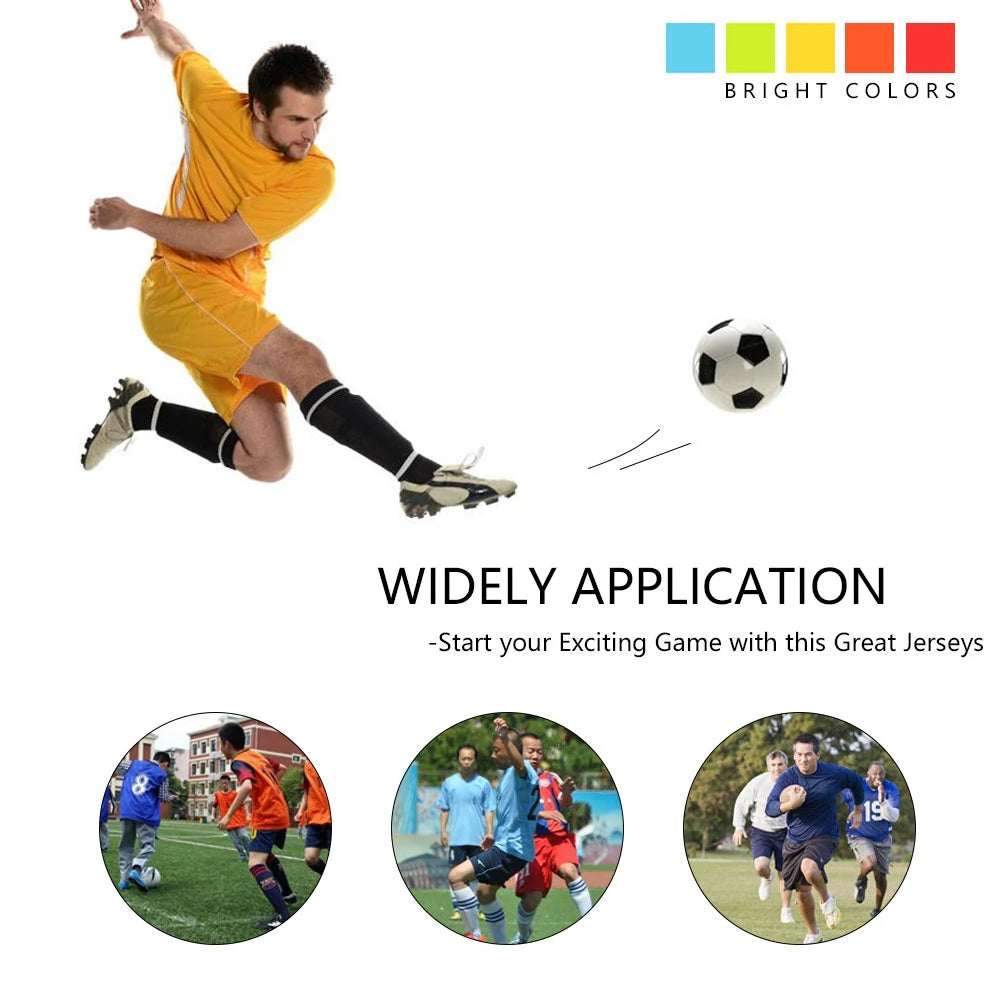 6 12 PCS Adults Children Soccer Training Vest Football