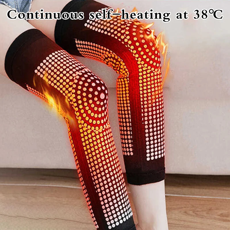 1 Pair Self Heating Knee Pads Brace Sports Kneepad