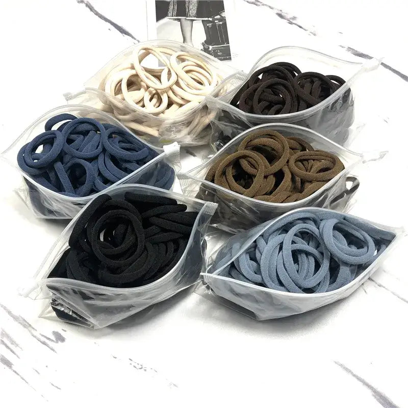 Hair Rubber Bands For Women | 20 50 Pack Hair Rubber Bands