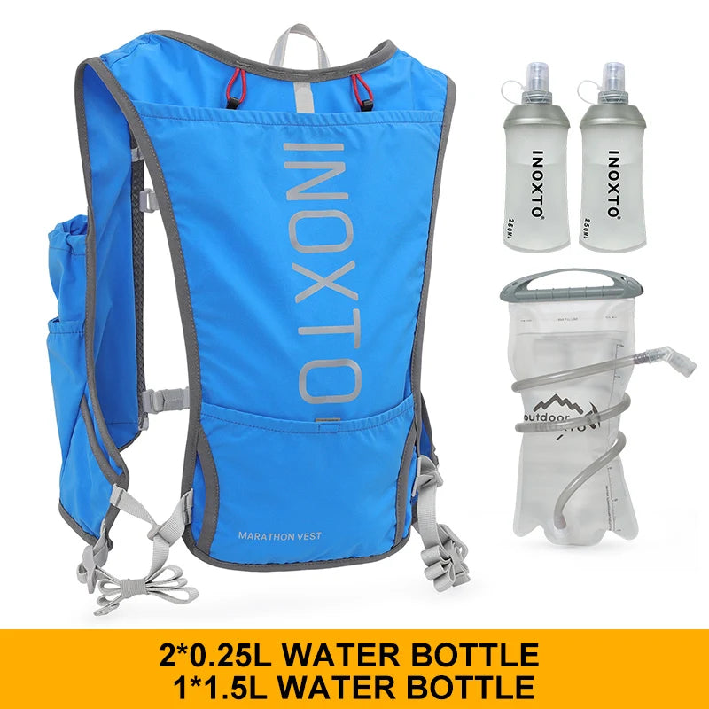 Quick-drying running backpack 5L ultra-light hydrating vest