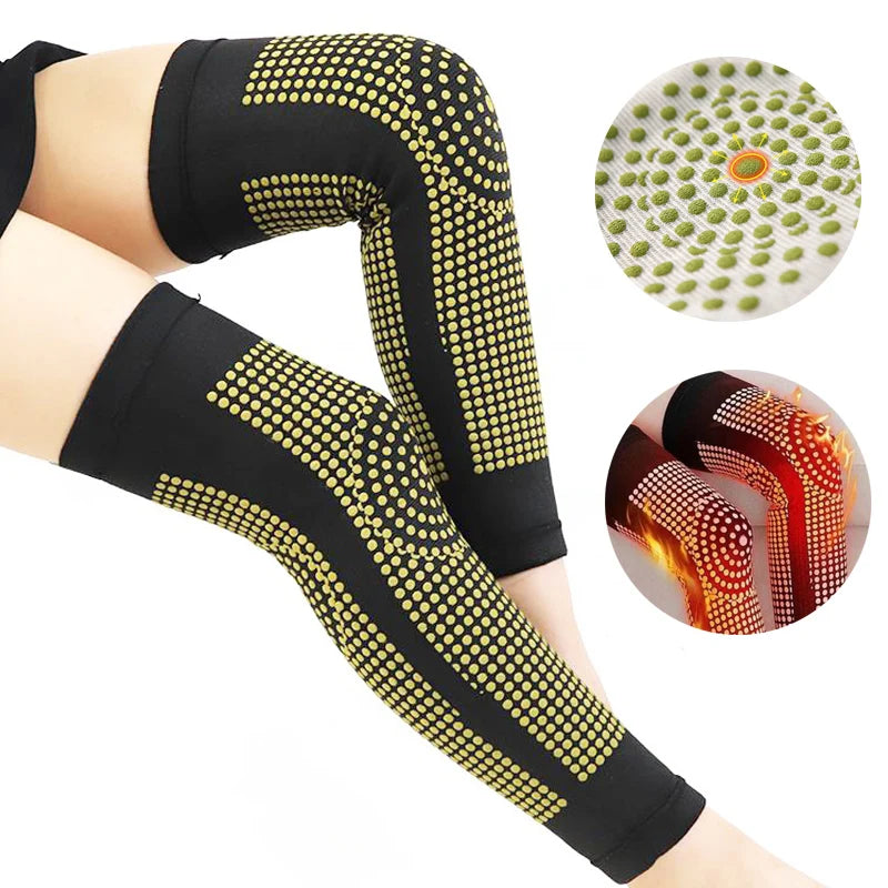 1 Pair Self Heating Knee Pads Brace Sports Kneepad