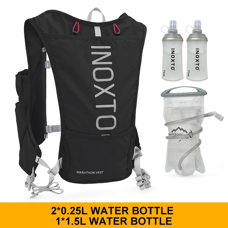 Quick-drying running backpack 5L ultra-light hydrating vest