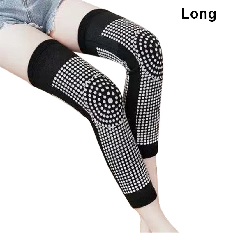 1 Pair Self Heating Knee Pads Brace Sports Kneepad