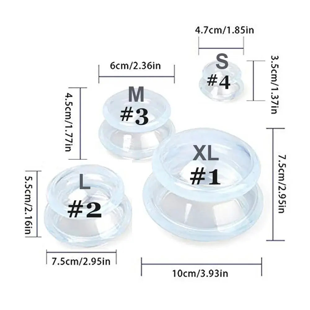 Professional Cupping Therapy Set For Back | Gua Sha Cupping Set Combo