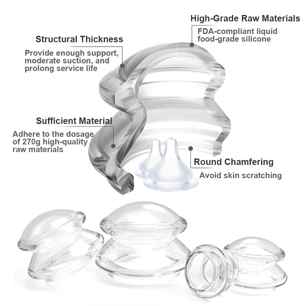 Professional Cupping Therapy Set For Back | Gua Sha Cupping Set Combo