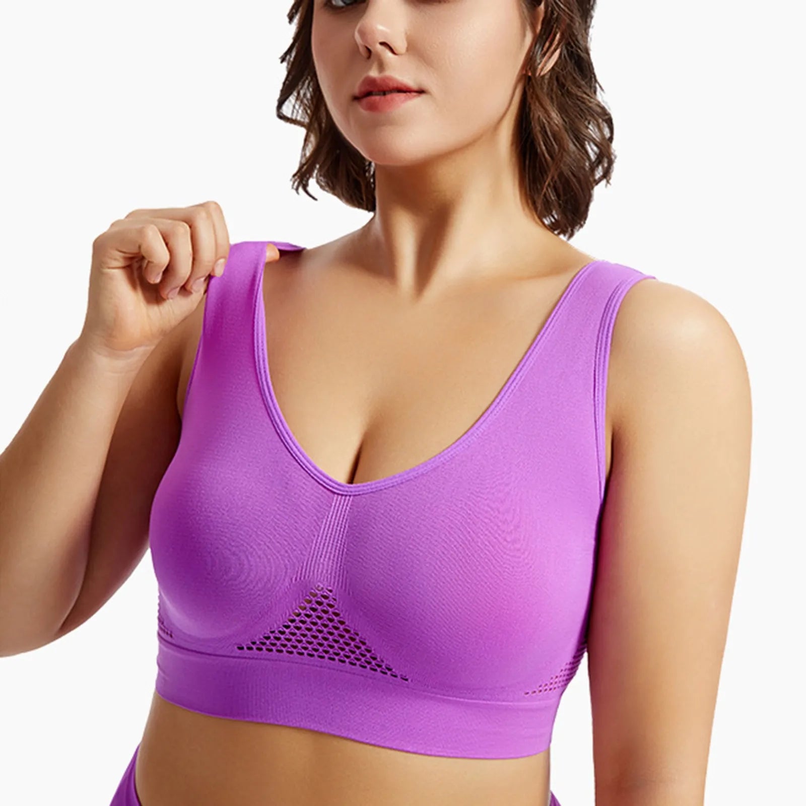 Beautiful Back Sports Bra Shockproof Running Fitness