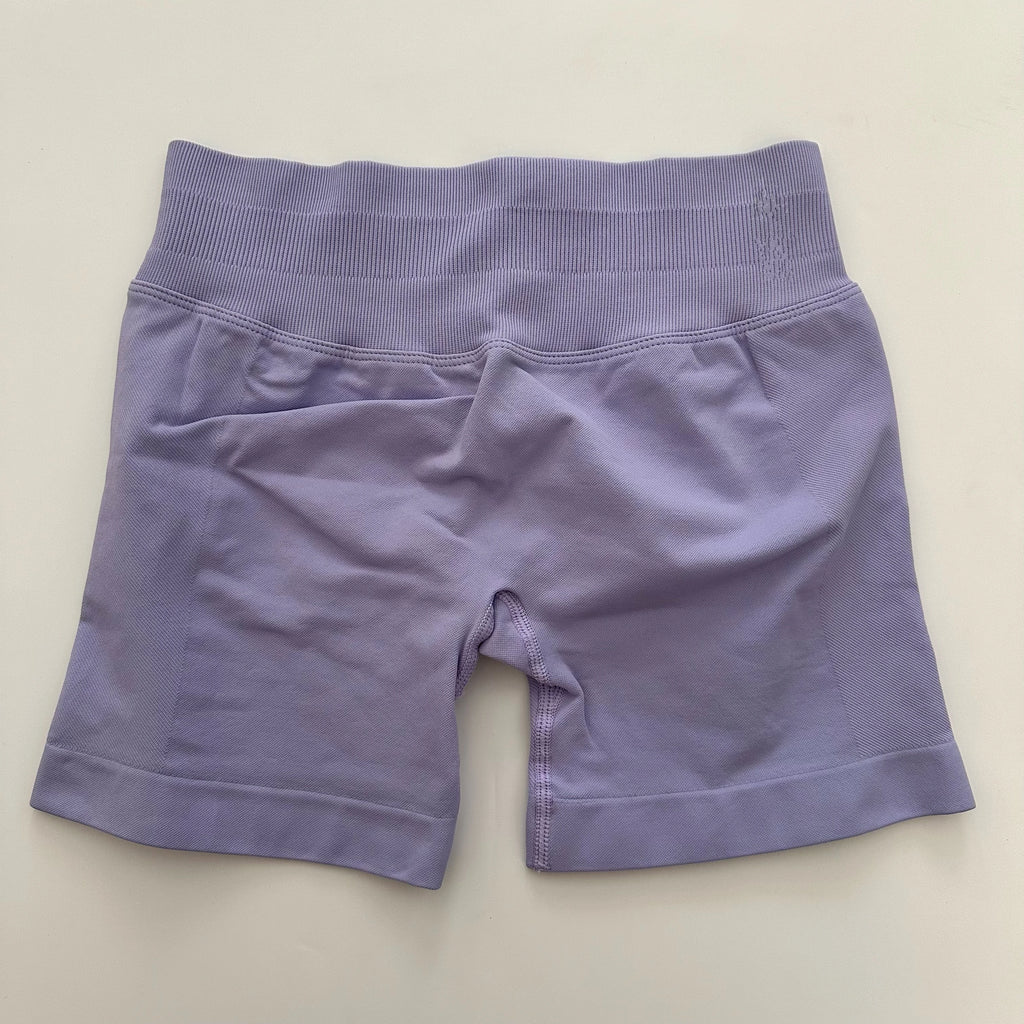Yoga Shorts Low Ribbed Band Yoga Shorts Seamless Scrunch Bum