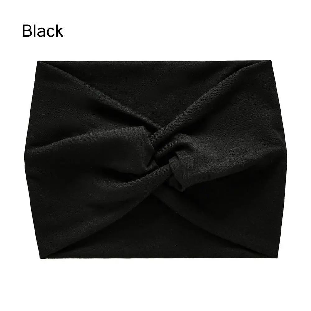 Fashion Colorful Wide Headbands Women Extra Large Turban