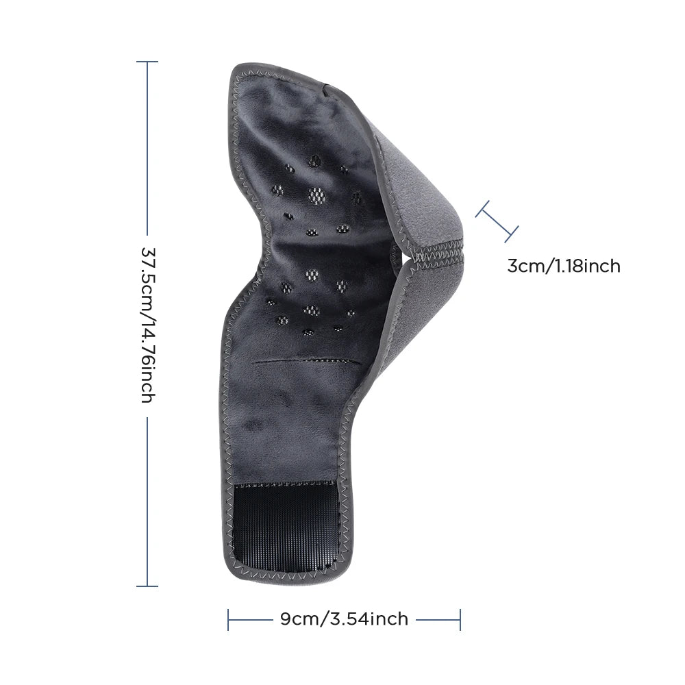 Electric Foot Ankle Massager Heat Vibration Cordless Heating
