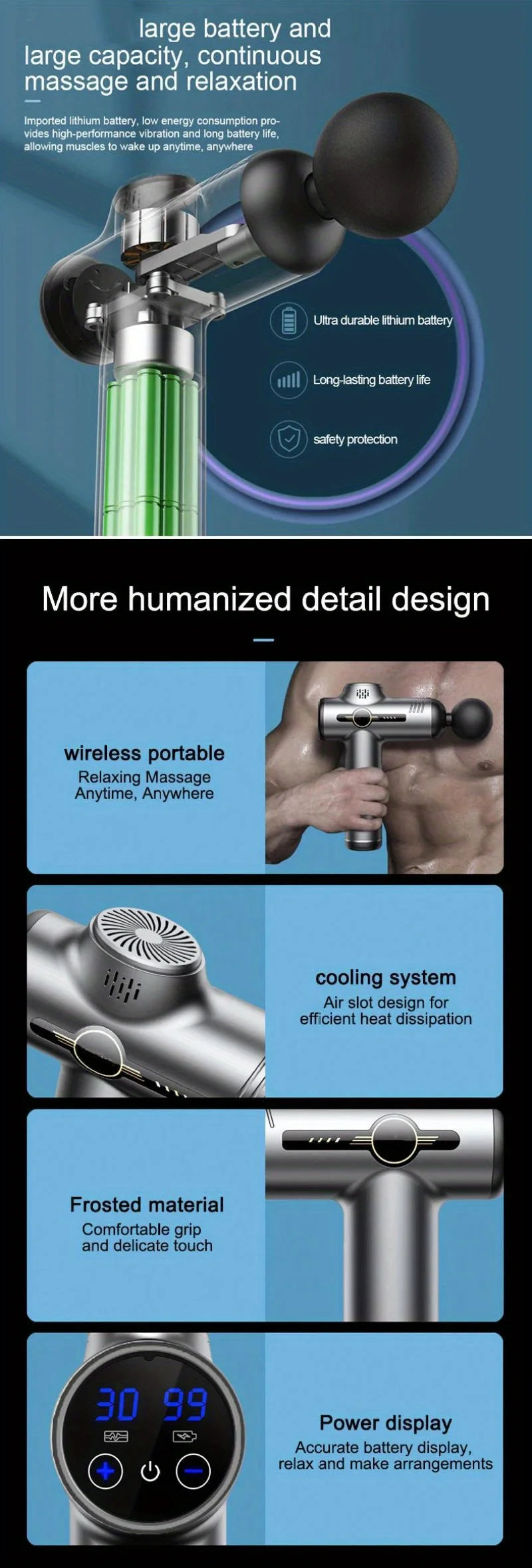 99 Speed Professional Muscle Massage Gun Massager Massager