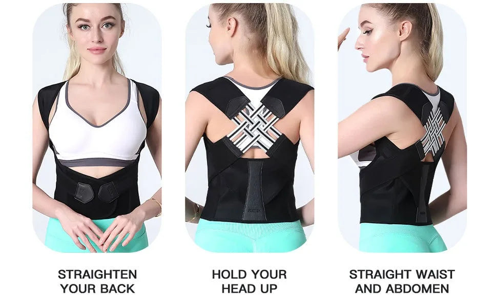 Magnetic Therapy Back Posture Corrector Adjustable Shoulder