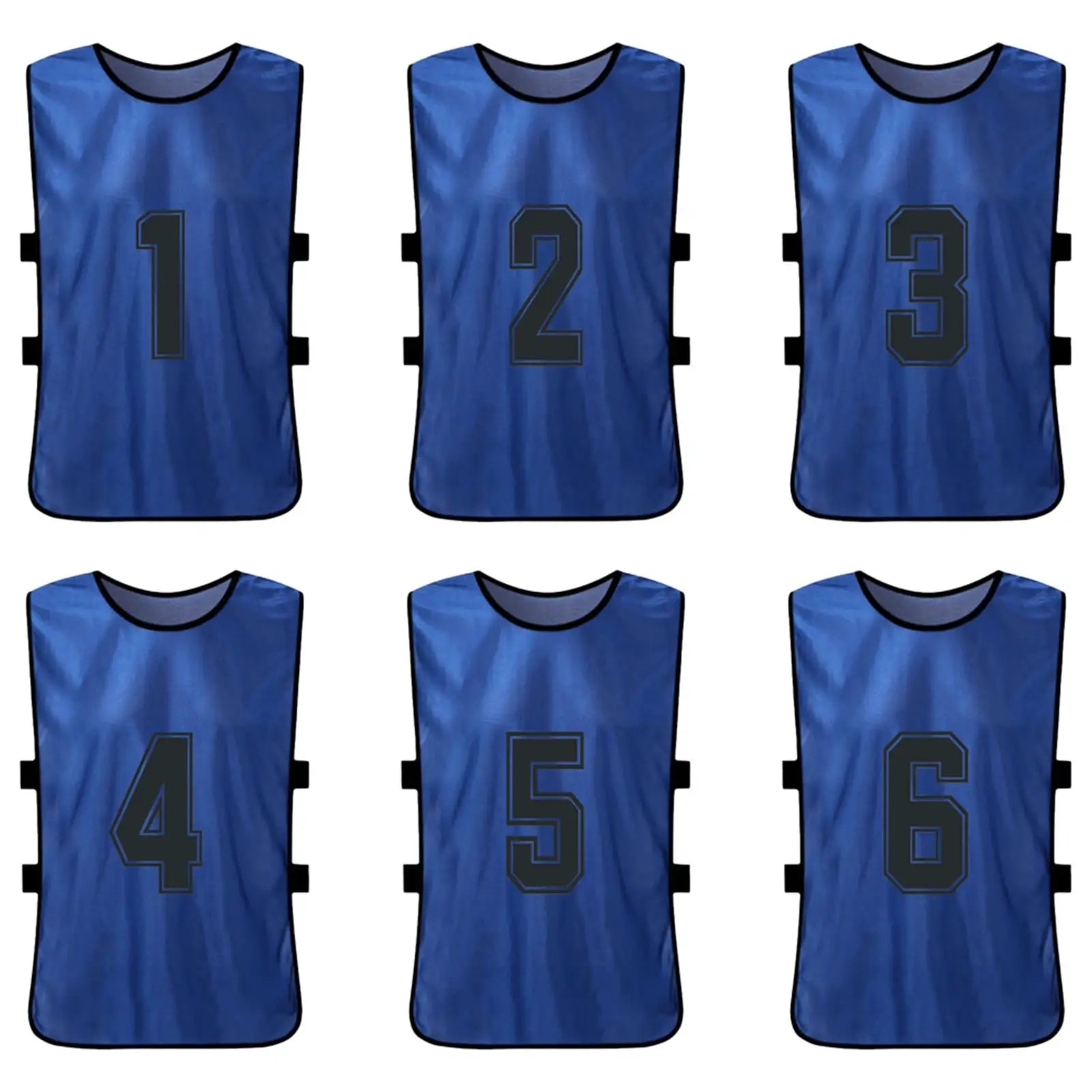 6 12PCS Kid s Football Pinnies Quick Dry Soccer Jersey Youth