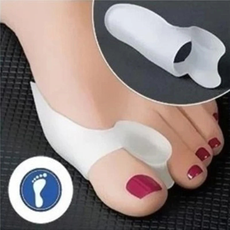 1pair Silicone Gel Thumb Corrector Bunion Little Toe