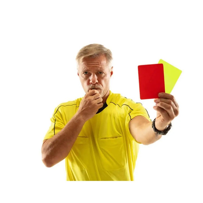 Soccer Referee Whistle Red Yellow Card Tools Professional