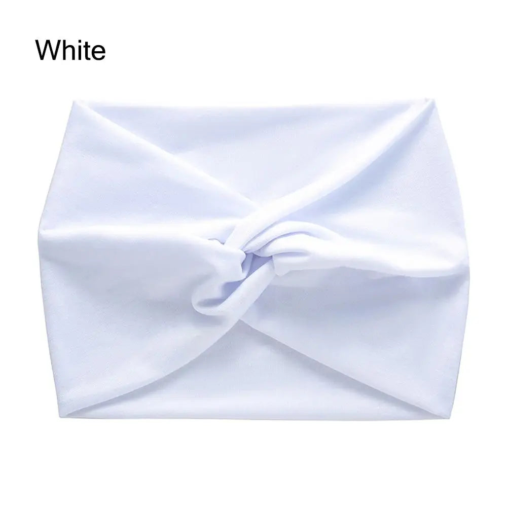 Fashion Colorful Wide Headbands Women Extra Large Turban