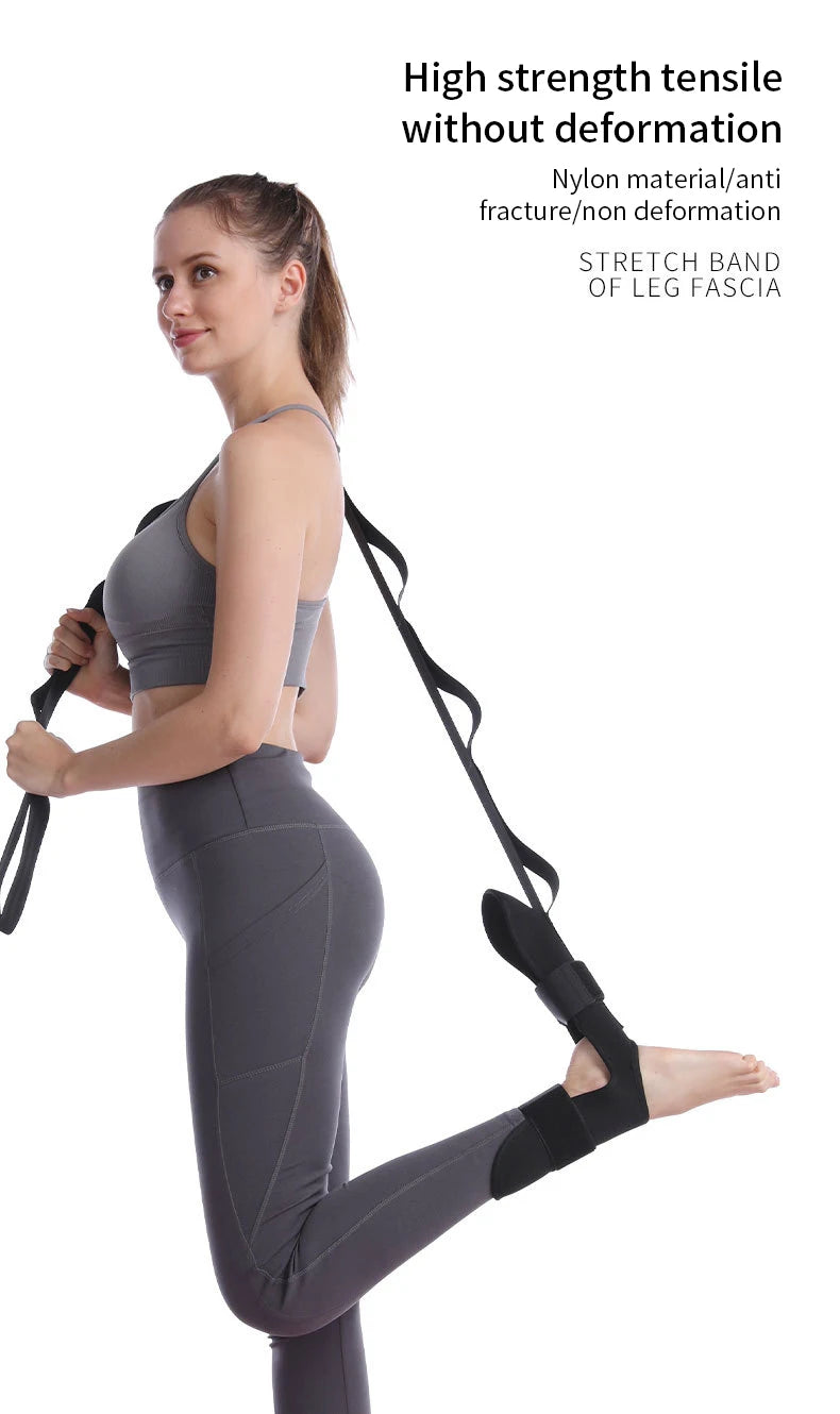 Yoga Leg Stretcher Flexibility Stretching Strap Fitness