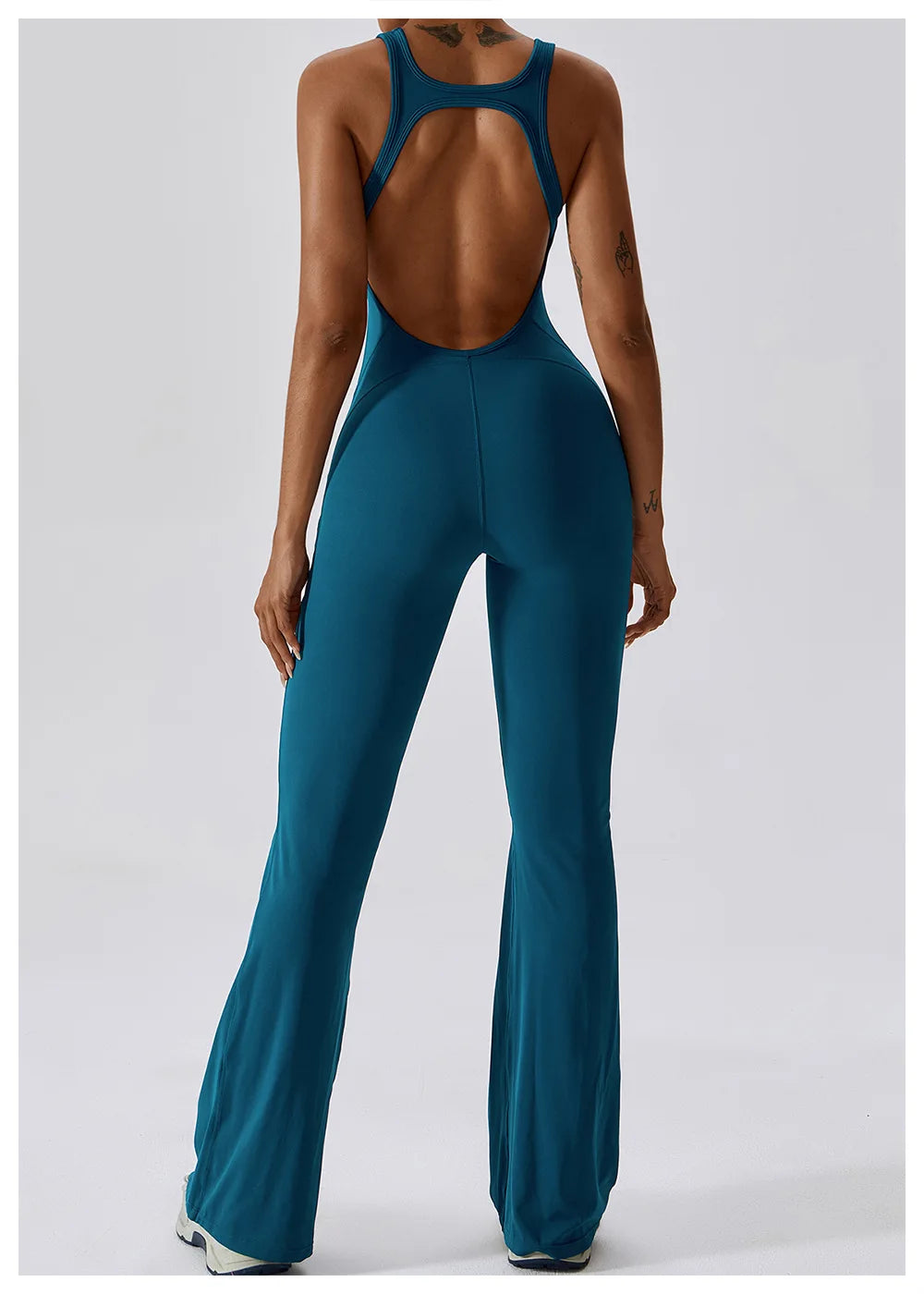 Solid Yoga Jumpsuit One Piece Outfit Fitness Bodysuit