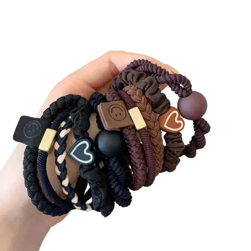 10PCS Women s Hair Ring Set Hair Accessories High Elasticity