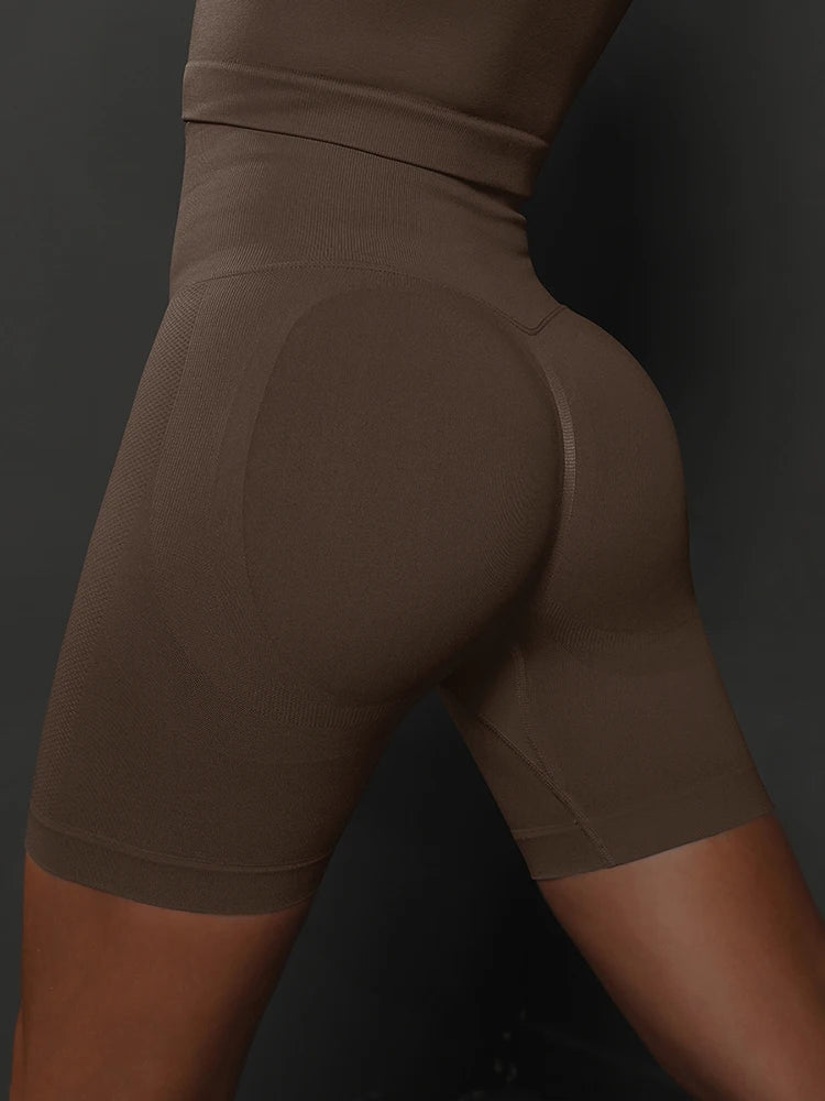 Yoga Shorts Women Sports Shorts Seamless Gym Workout Shorts