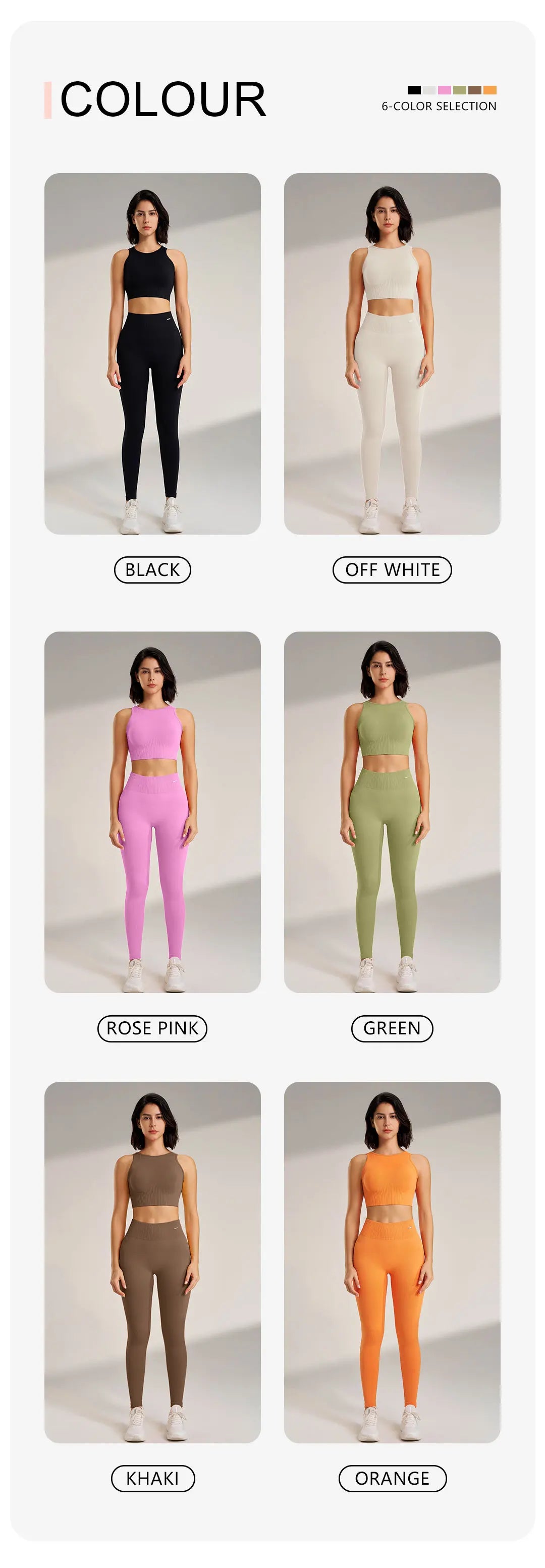 Yoga Clothing Set Women s High Waisted Leggings Top Two