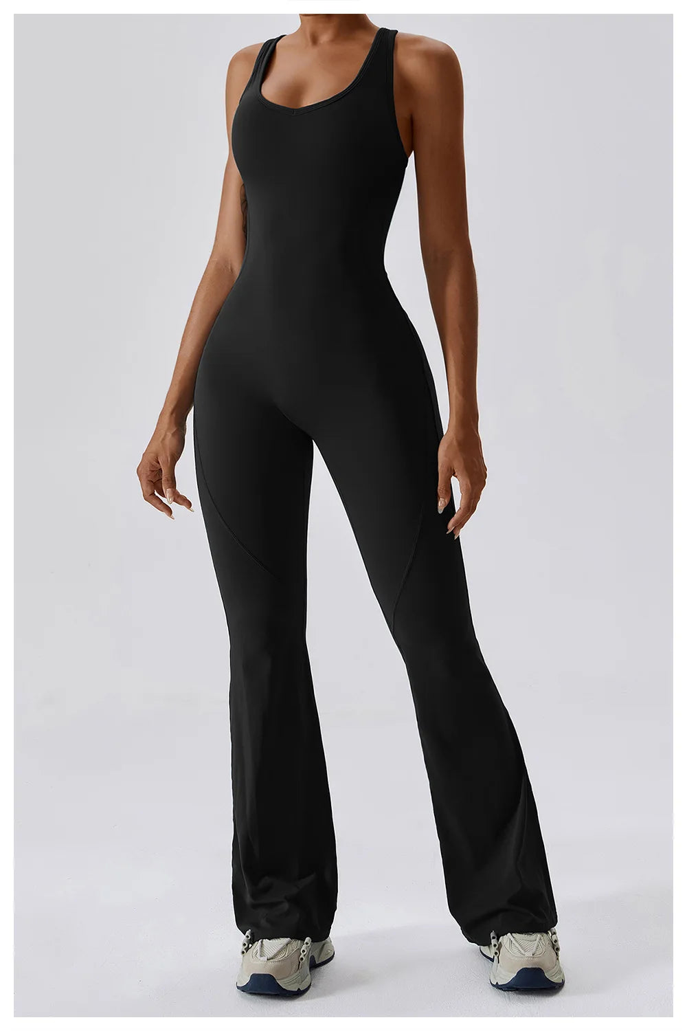 Solid Yoga Jumpsuit One Piece Outfit Fitness Bodysuit