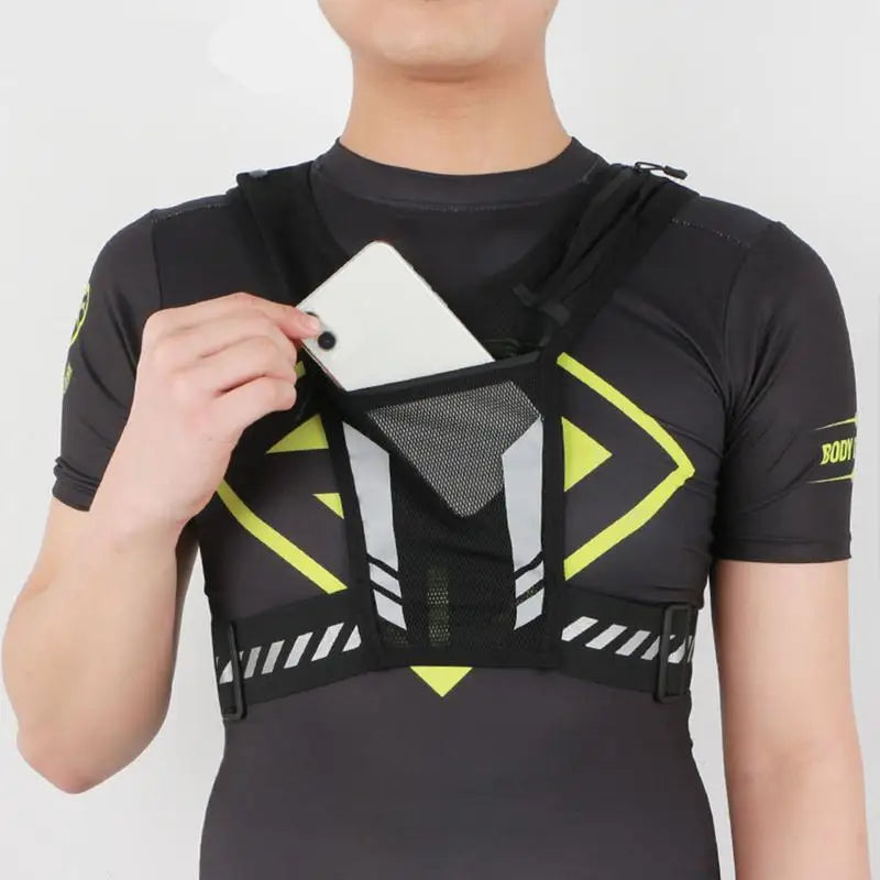Reflective Running Vest Bag Universal Running Sports Phone