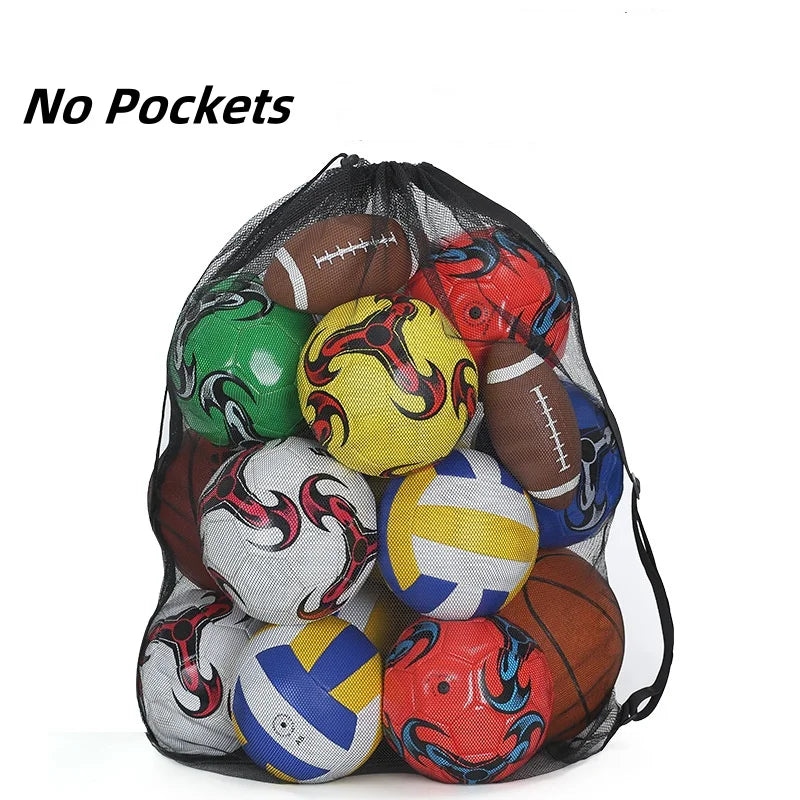 Soccer Ball Mesh Bag Backpack Extra Large Football Storage