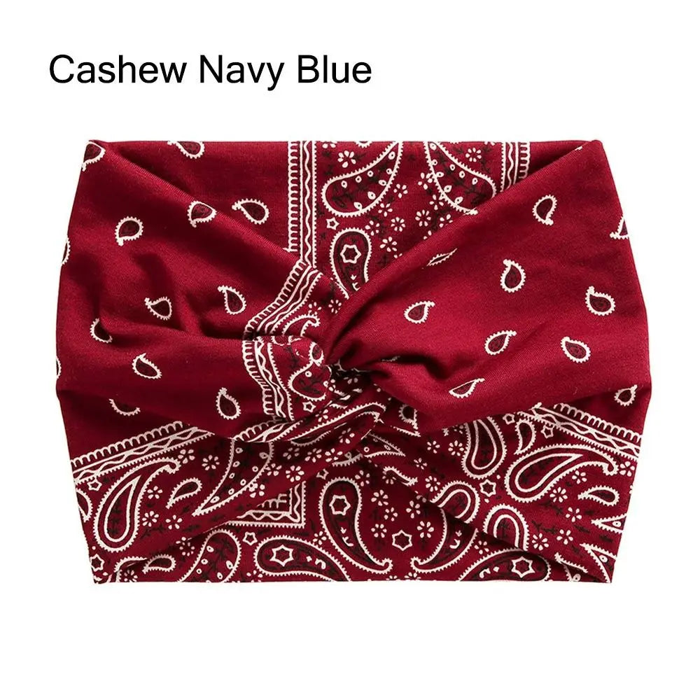 Fashion Colorful Wide Headbands Women Extra Large Turban