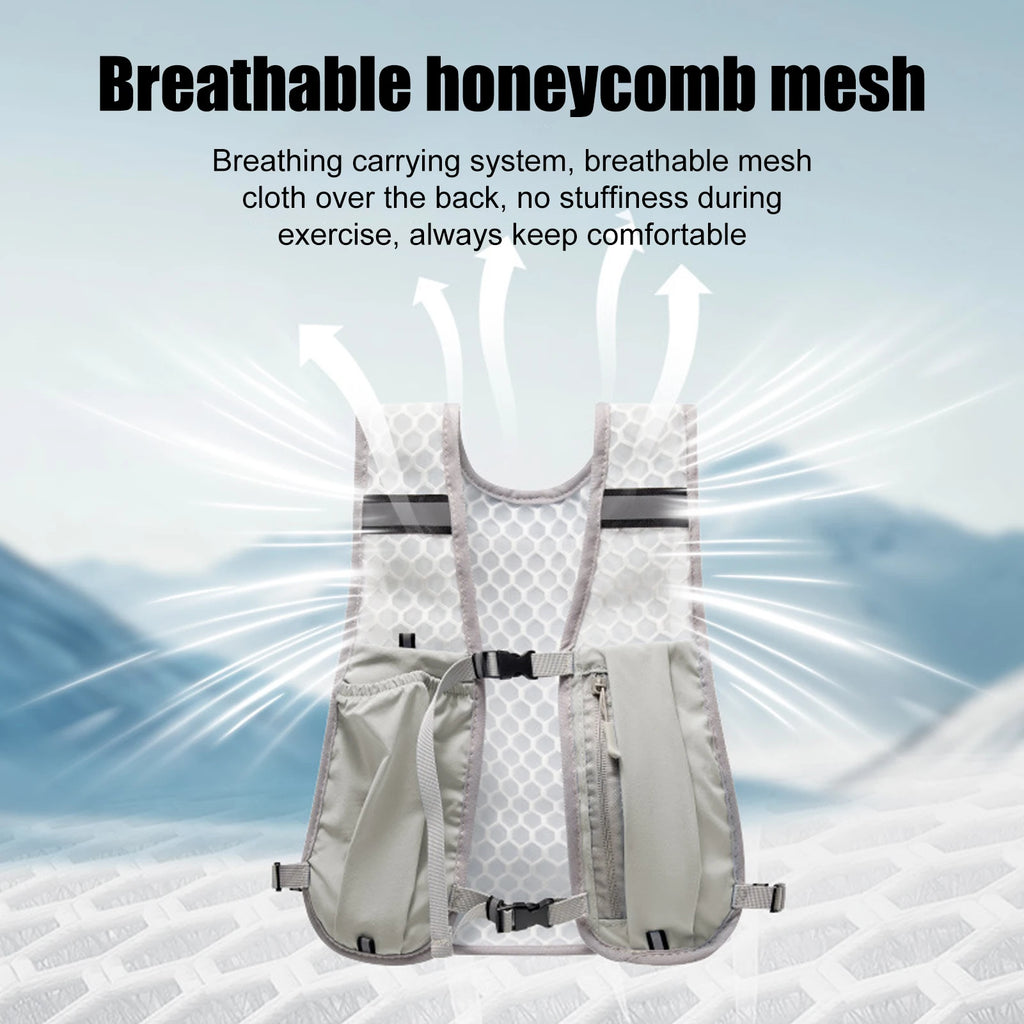 Running Water Bottle Storage Vest Lightweight Running Vest
