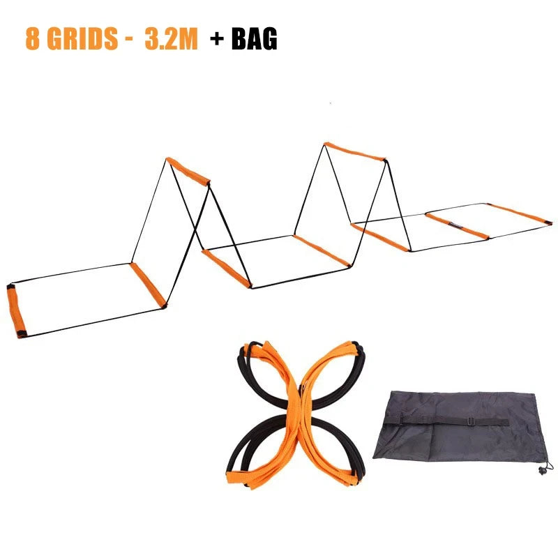 Dual-Purpose Soccer Training Jump Ladder Multifunctional