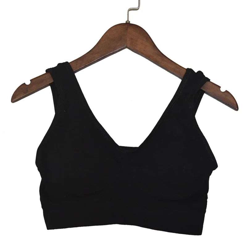 S-6XL Hollow Out Women Sport Bra Fitness Yoga Running Vest