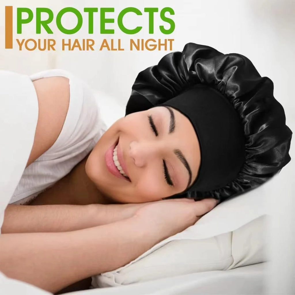 Hair Bonnet for Sleeping Silk Hat Satin Hat Hair Night To Sleep Bonnets Silk YM01