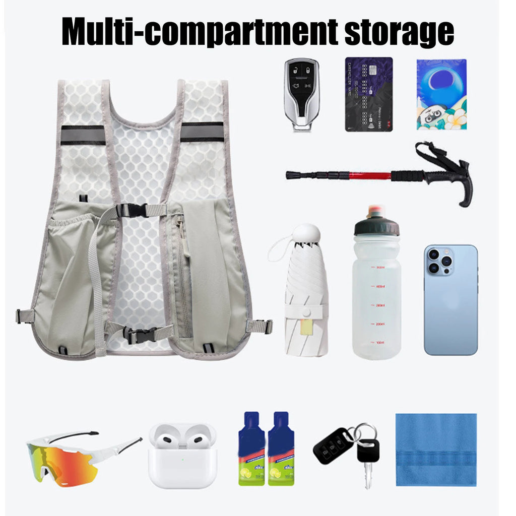 Running Water Bottle Storage Vest Lightweight Running Vest
