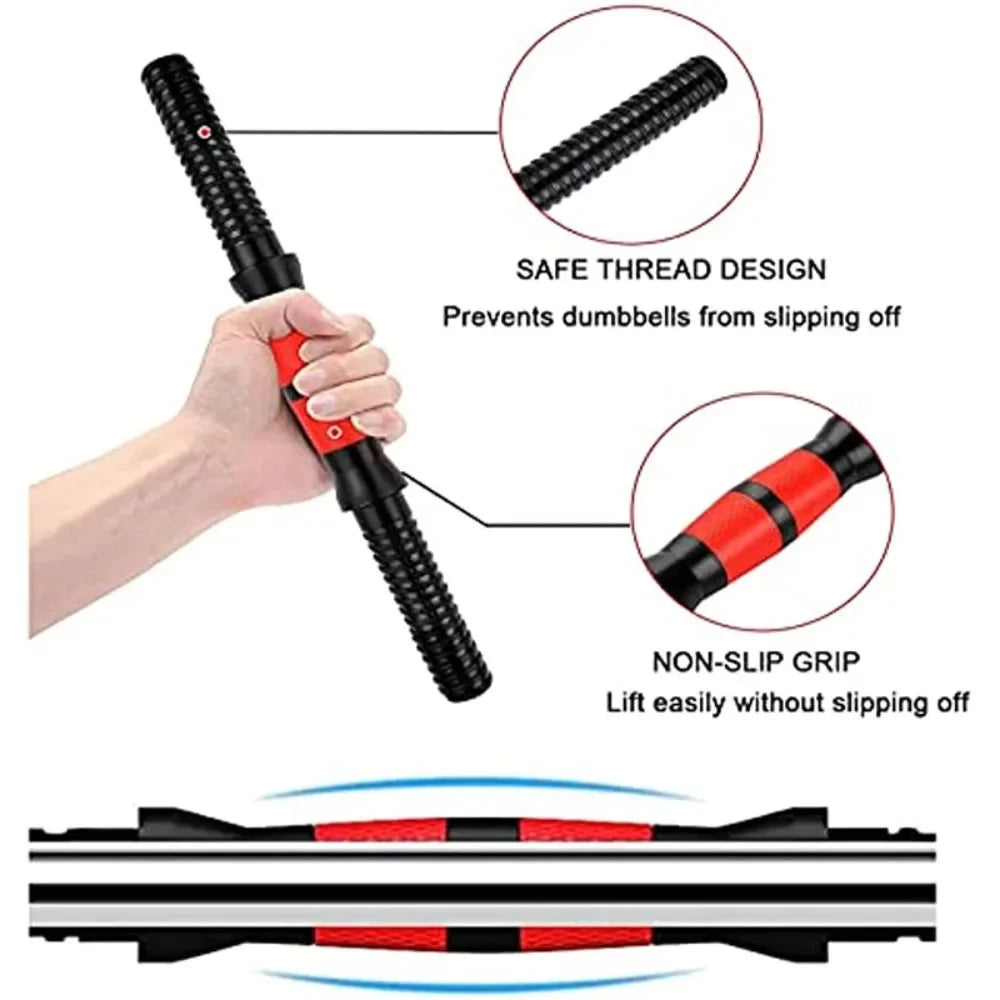 New PVC Dumbbell Bar Fitness Equipment Home Gym Accessories