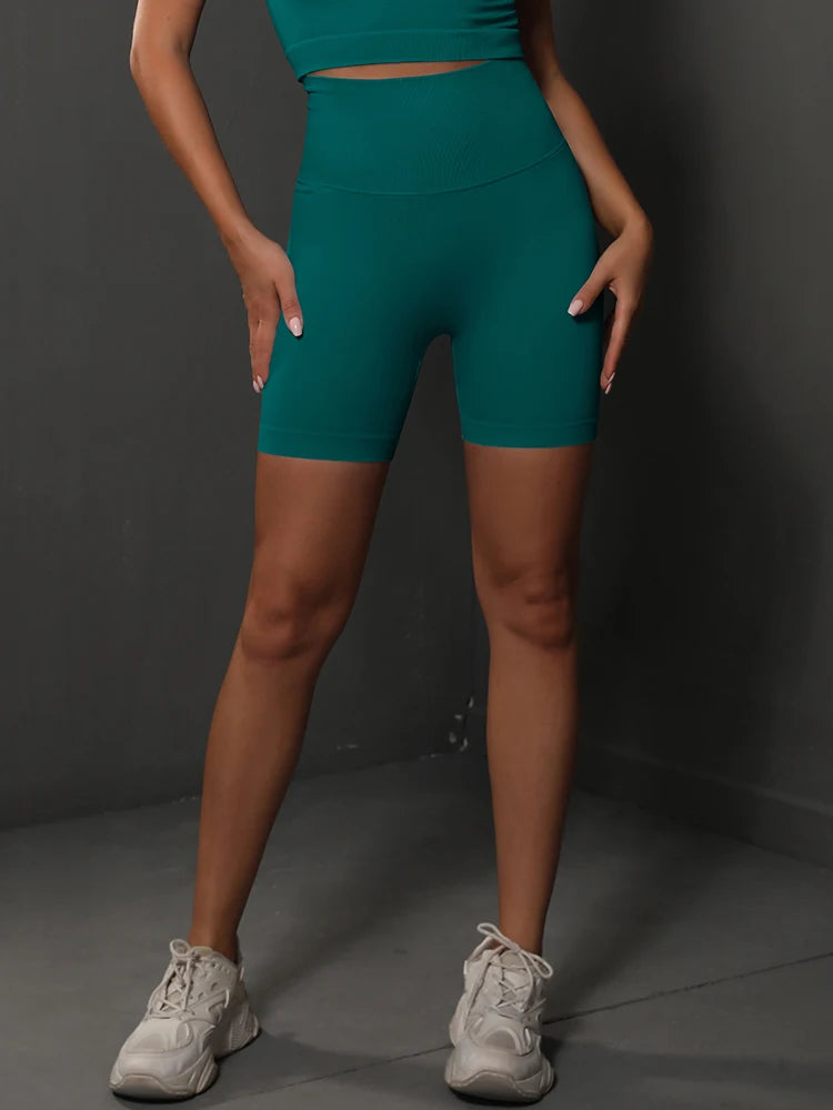 Yoga Shorts Women Sports Shorts Seamless Gym Workout Shorts