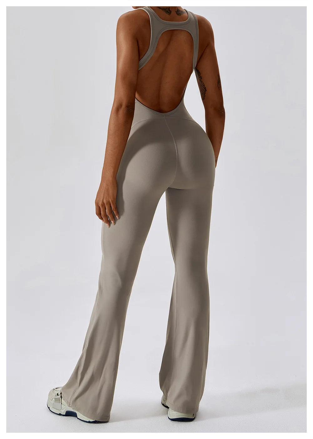Solid Yoga Jumpsuit One Piece Outfit Fitness Bodysuit